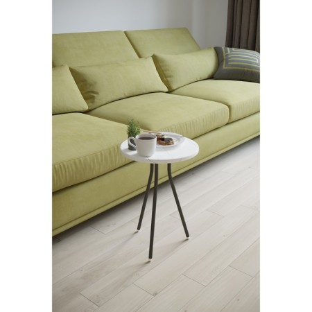 Table Journal Sly, 345x345x500, White Marble-2