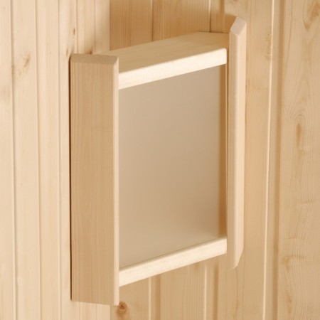 Lampshade wooden corner, white glass-1