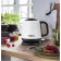 Electric kettle KitFort KT-6112, Metal, 1 L, 1630 W, Auto COURT, White