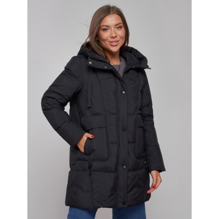 Winter jacket, size 48, black color-7