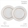 Plates Wy Grace, D = 25.5 cm, set 2 pcs, porcelain