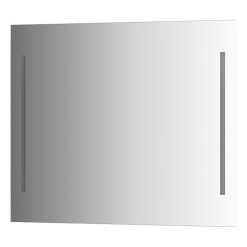 EvoForm mirror, with 2 built-in LED-lights, 10.5 watts, 90x75 cm
