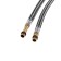 Flexible eyeliner for the Zein mixer, fiber-neong, 1/2 ", M10, 60 cm, set 2 pcs, black