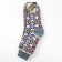 Women's socks “Ornament-Moroz”, white color, size 23