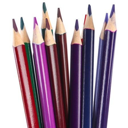 Color pencils, 24 colors, bilateral, puppy patrol-8