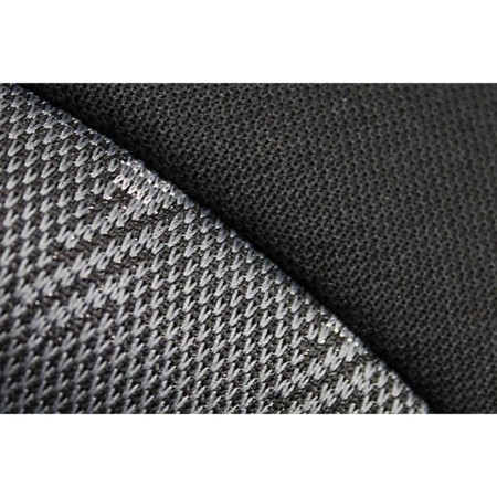 Auto -chals for seats, universal "Bergamo", a set of 9 items, gray/black-2