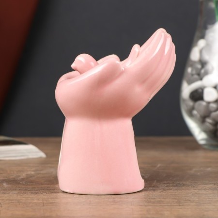 Aroma lamp ceramics "pigeon in the hands" mix 10.5x7.5x9.5 cm-2