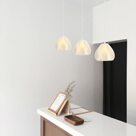 Suspended lamp Eurosvet Sinki 30187/1, E14, 1x5W, 206x206 mm, white color-4