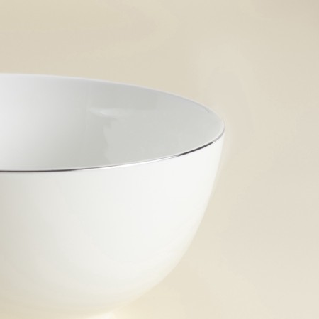 SALATE SL HOME "CASCARO", 900 ml, D = 16 cm, set 2 pcs, bone porcelain, white-4