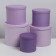 Set of boxes 5 in 1, gift packaging, “purple”, 13 x 14–19.5 x 22 cm
