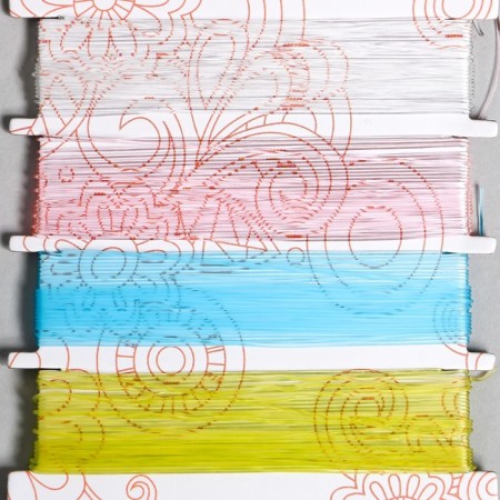 Elastic cord for beads "Zlatka" 0.6 mm (set 4 pcs) No. 03 Assorted-1