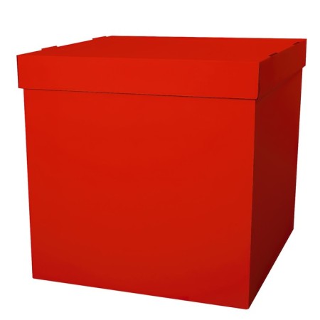 Box 60x60x60 cm, red, with a lid, 1pc.-2