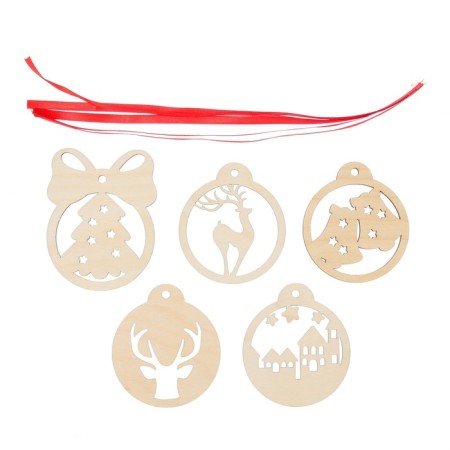 Set for creativity "Wood painting" 5 pcs., With a ribbon-2