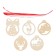Set for creativity "Wood painting" 5 pcs., With a ribbon