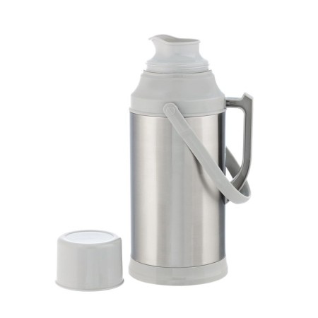 Thermos 3.2 l, with a glass flask, retains heat 24 hours, chrome-2