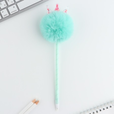 Handle joke Ball blue paste "brightest" plastic-3