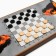 Wooden backgammon large, board game "Leo", 60 x 60 cm, with checkers