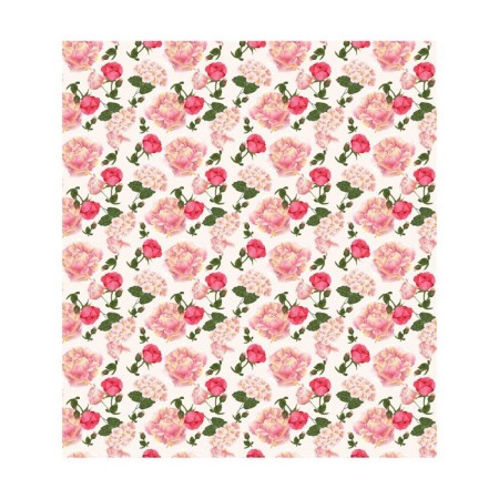 Set of napkins for setting the table "Queen of Flowers", rectangular, size 32x46 cm, 4 pcs-2