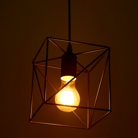 Lamp Bayerlux "Square" 1xe27 40W black 16x16x100 cm.-2