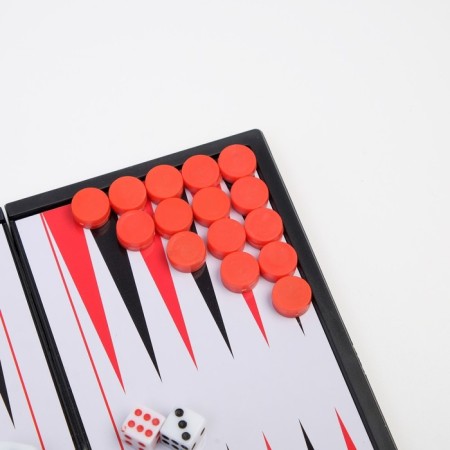 Backgammon "pockets", magnetic 13 x 13 cm-2