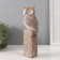 Polystone souvenir "Filin on the pedestal" Bezh 8x7x24 cm