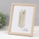 Photo frame plastic 20x25 cm "Golden brackets. Double" beige 23.5x28.5 cm