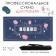 Cloth for poker, rubberized, 120 x 60 cm, thickness 3 mm, blue
