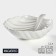 Porcelain salad Magistro "Blanche. Sheet ", 1.2 l, d = 27.5 cm, white color