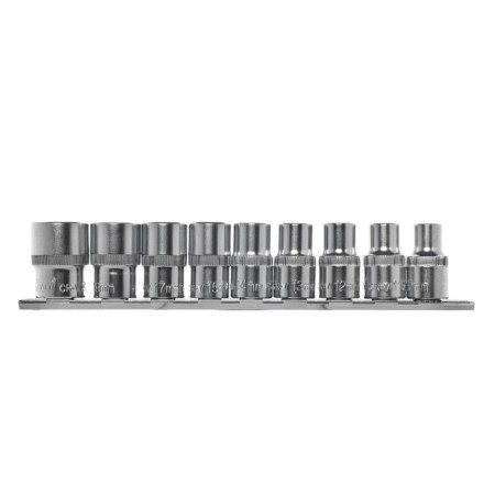 Set of end heads Kraft KT700312, 1/2 ", 6-Gr., 10-22 mm, 9 items