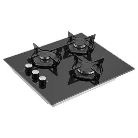 Honing surface Homsair HGG431BK, gas, 3 burners, black-7