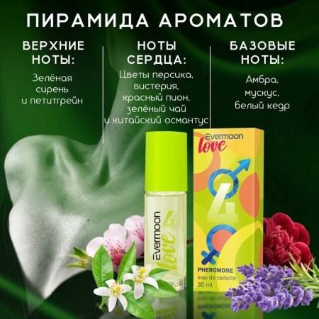 Toilet water with pheromones, female, Evermoon No. 4, 30 ml-1