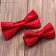 Set of ties-butter-ties "New Year's peas" for boys, gift packaging, crumb I