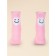 Nosk children, size 18-20, white, pink, 2 pcs
