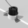 The built-in lamp Technical DL058-7W3K-TRS-B, 7W, 5.4x5.4x5.3 cm, LED, 450LM, 3000K, black color black
