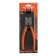 Harden 560510 locking rings puller, external, curved lips, 215 mm