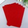 Hard felt 1 mm 20x30 cm red mix