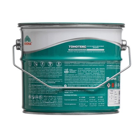 The composition of the protective-decorative tone-tetex "Krona" colorless 3 liters-1