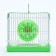 A cell for rodents equipped RT-2Q, 22 x 16 x 20 cm, green