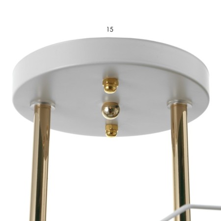 Adelela chandelier 2he27 40W white-gold 57x25x26 cm Bayerlux-4