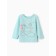 Longslit for a girl, mint color, height 104 cm
