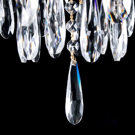 Crystal Crystal Economic light 50102/5FGD WT, 5x40W, E27, 51x45x45 cm, gold color-3