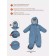 Combineson Children's Winter Mowbaby Alaska, Height 80 cm, Blue Color
