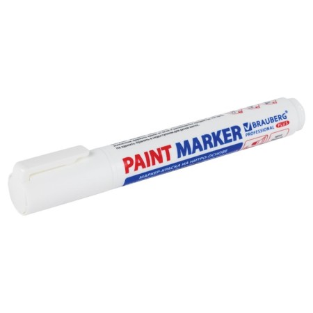 Marker-painting (Lakovka) 6.0 Brauberg Pro Plus Extra, Nitro-base, White-13