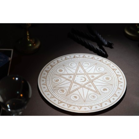 Altar for the rituals "Magic Star", wooden, d = 24 cm-2