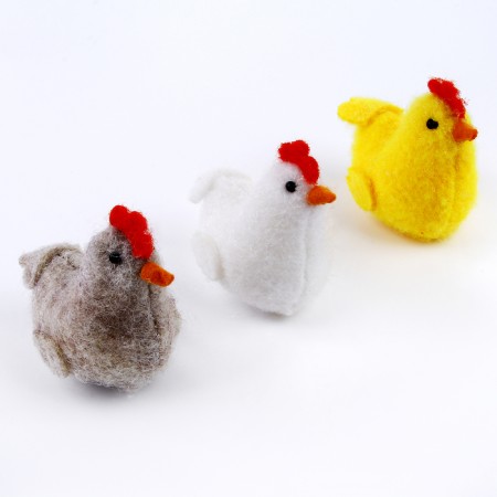 Soft toy "Kurochka" on the suspension, 6 cm, color mix-3