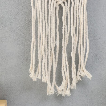 Panel wall in the technique of macrame "Ottalia" natural 47x20 cm-2