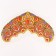 Thermalrotransfer "Pavloposadsky", pattern and flowers, set of 10 pcs.