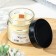 Aromatic candle made of soy wax in a bank, 75 g, cinnamon
