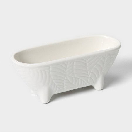 Magistro Crotone sponge stand, white color-3