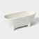 Magistro Crotone sponge stand, white color